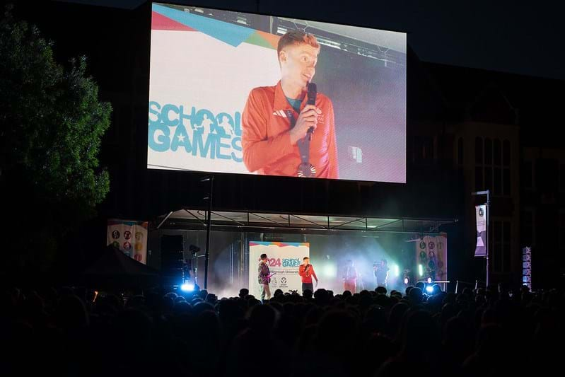 Triathlete Sam Dickinson opens the 2024 School Games National Finals